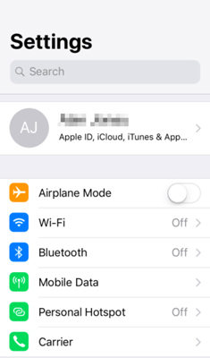 Look Over Internet/Network Settings to Fix iPhone Can't Hear Calls