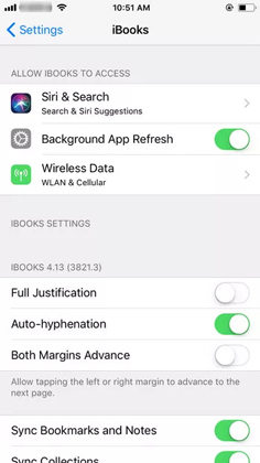 Check Mobile Data to Fix iBooks Won't Download 2
