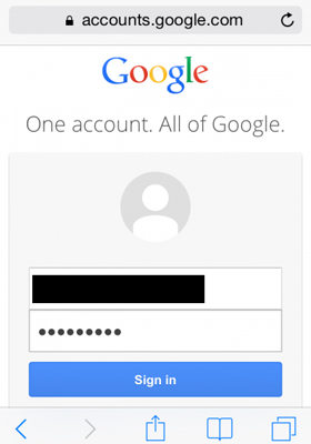 Check Your Email Address and Password to fix iPhone email not updating