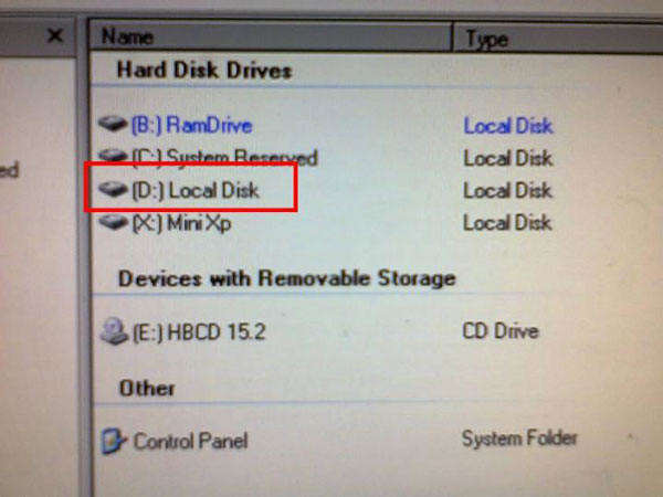 reset windows 10 with hiren's bootcd 2