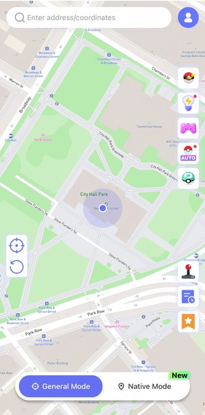 choose native mode anygo
