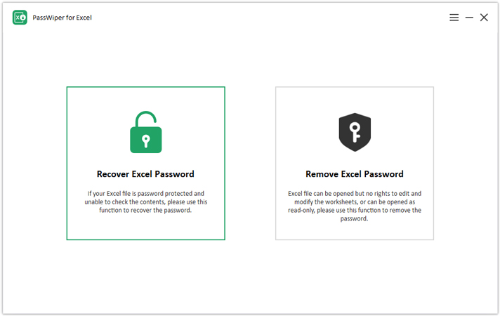 recover excel password