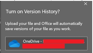 click version history