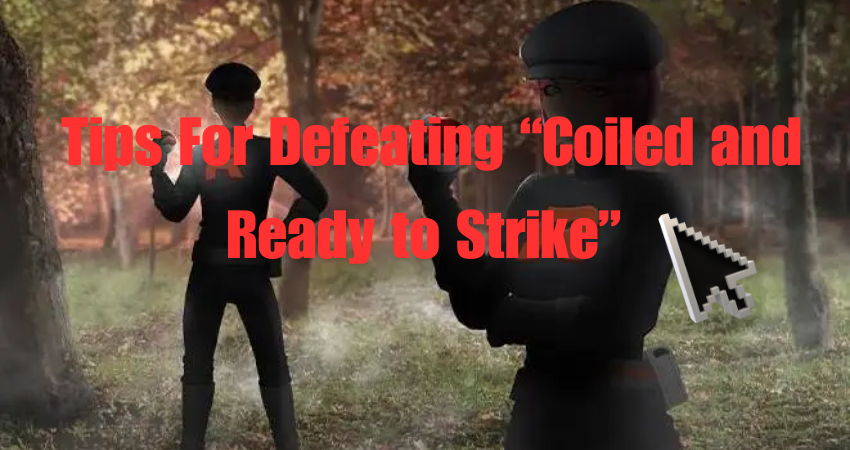 coiled and ready to strike