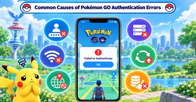 Common Causes of Pokémon GO Authentication Errors