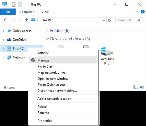 computer management console 1