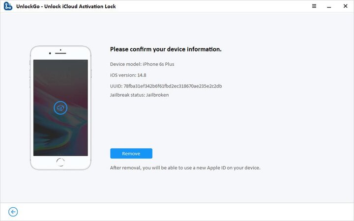 confirm device information