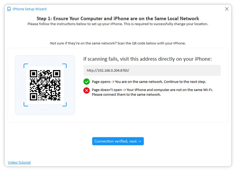 confirm consistent network connection anygo win