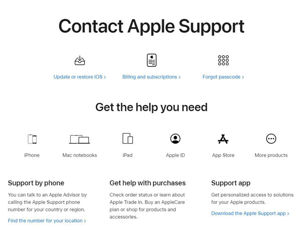 apple support