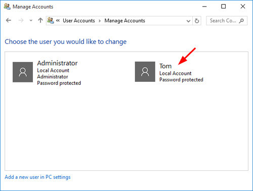 2022 Change Standard User to Admin with/without Password