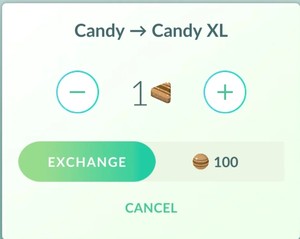 convert regular candy to candy xl