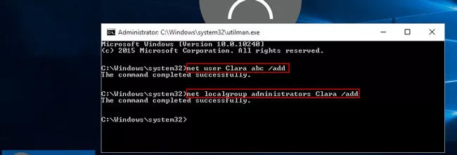 create admin account 2