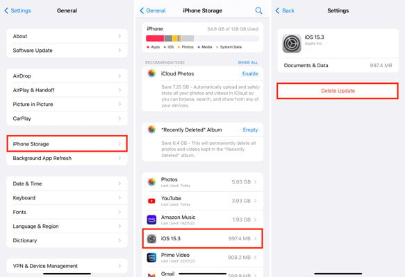 Redownload the iOS Update to Fix iPhone Stuck on Verifying Update