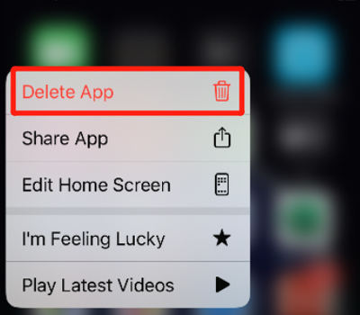 Delete the faulty Apps to fix iphone keyboard not working