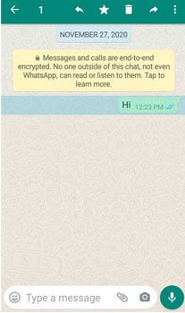 whatsapp chat delete iphone