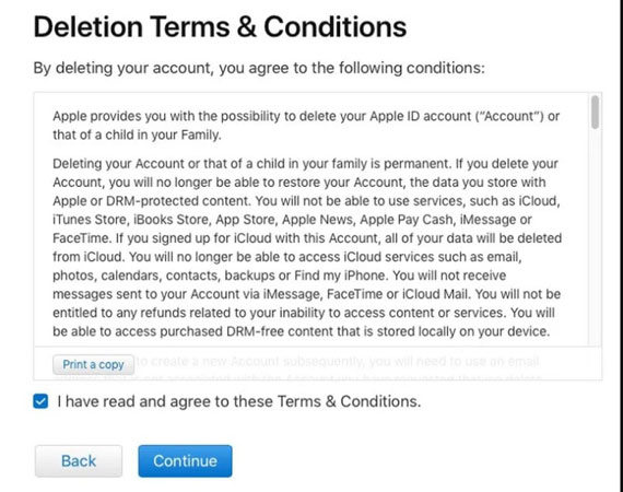 how to delete apple id from iPhone