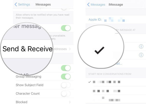 Disable Any Contacts Associated with iMessages-2
