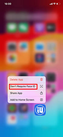 don't require face id