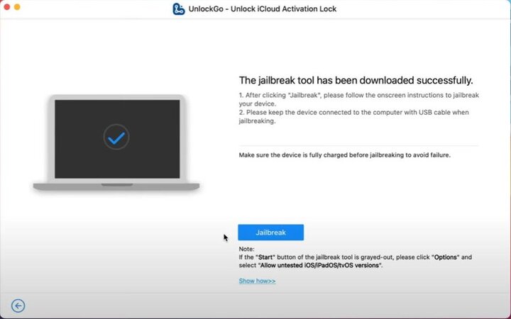download jailbreak tool successfully