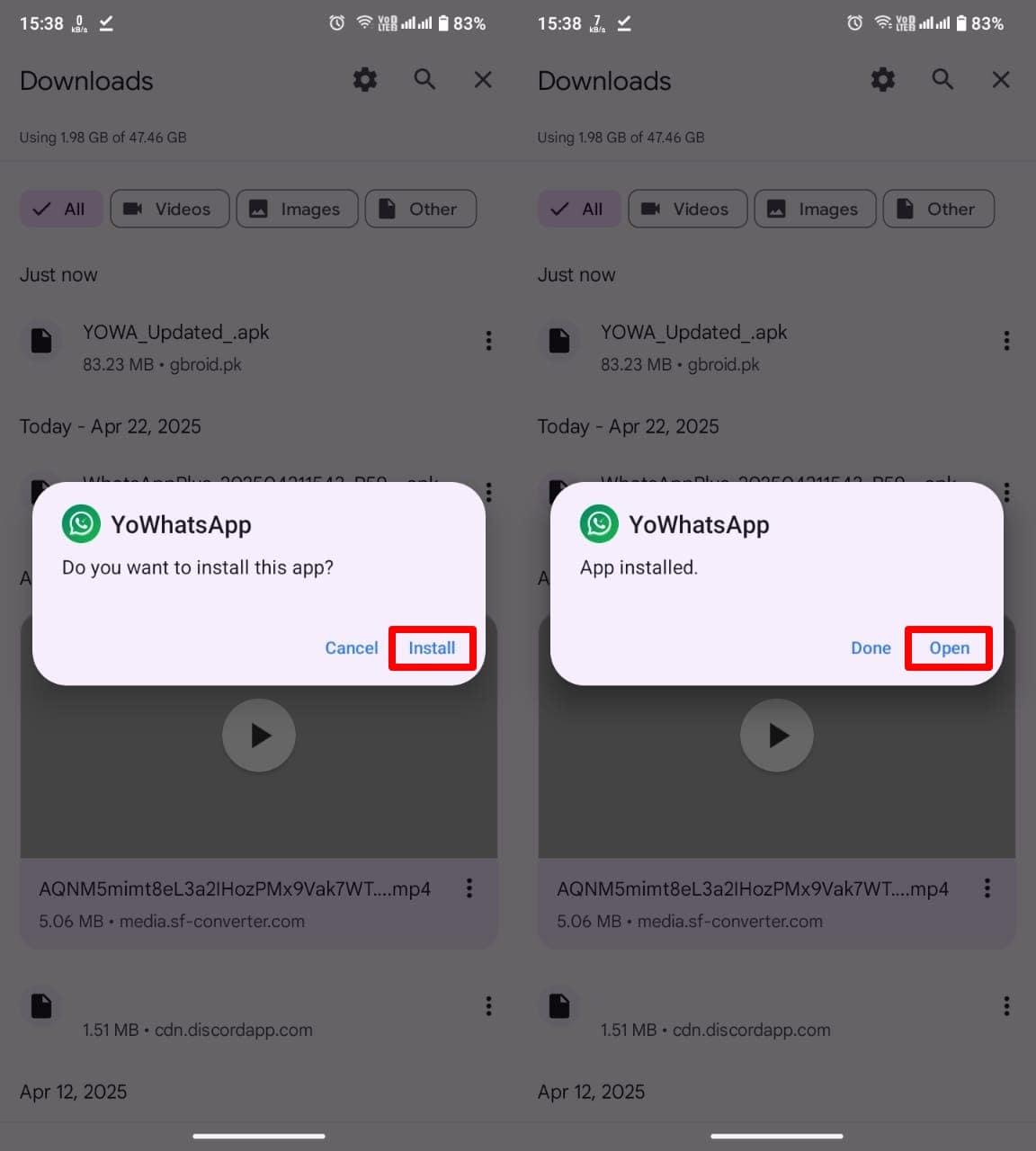 complete yowhatsapp installation