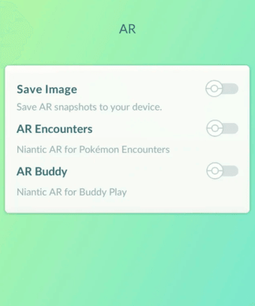 enable ar mode