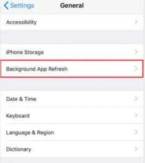 enable background app refresh life360 iphone