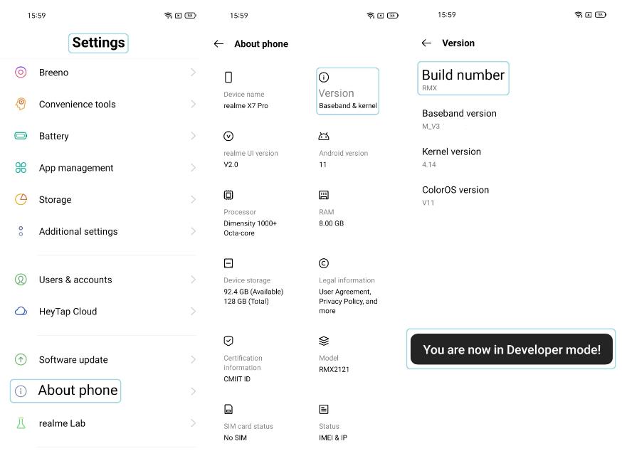 realme 9 4g unlock bootloader