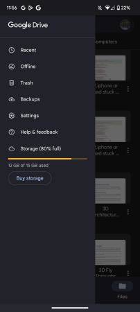 enable google drive to back up android phone