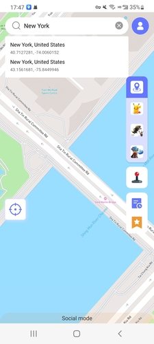 enter location anygo location faker