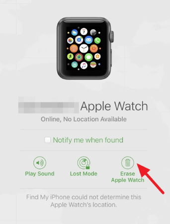 How to unpair apple hot sale watch without apple id