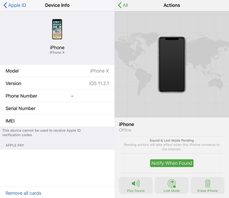 Erase iPhone Remotely With the Find My App 