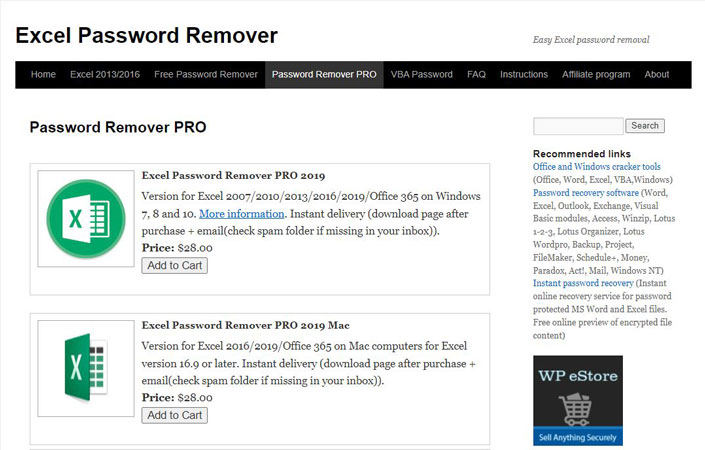 Top 9 Excel Password Removers/Recovery Tools Online Free