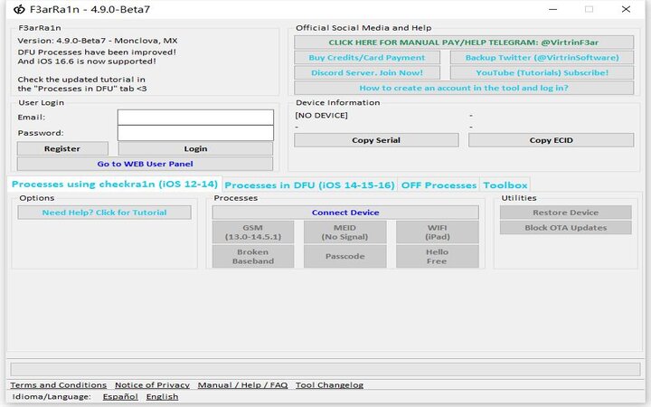 f3arra1n bypass ios 15