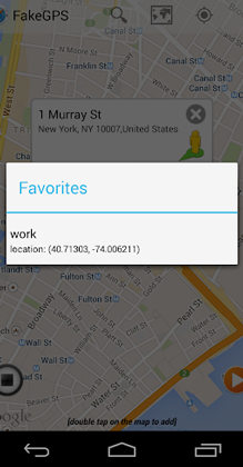 Use Fake GPS Go to block iPhone being track