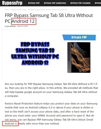 Updated] How to Bypass Samsung FRP on Android 13