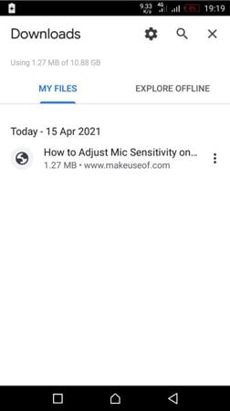 where are my downloads on my samsung phone
