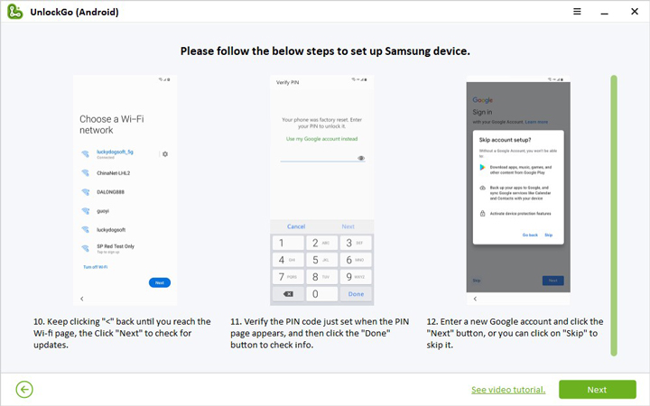 Bypass Samsung FRP Lock, Android 5-13