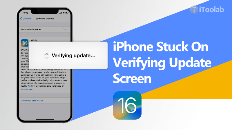 iPhone Stuck on Verifying Update