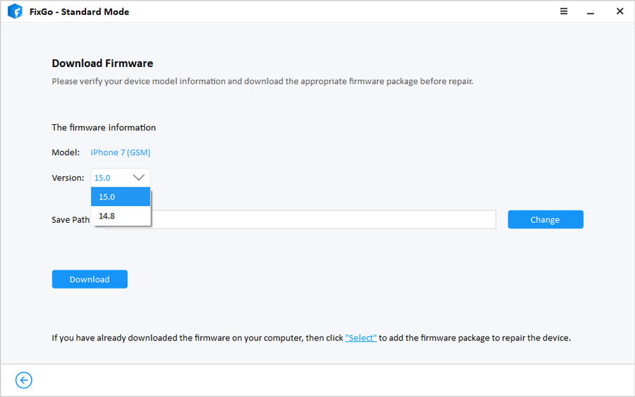 Download iOS 15 firmware