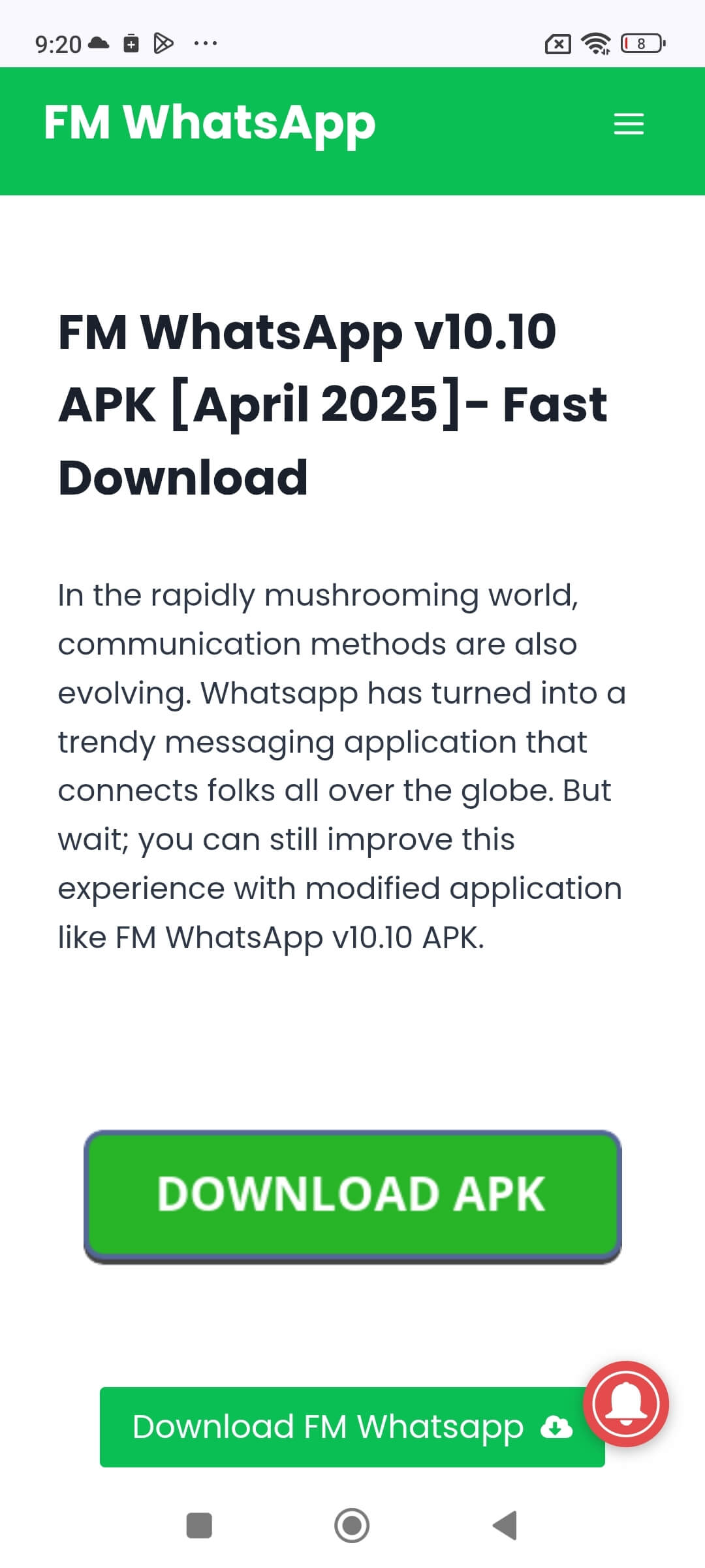 download fm whatsapp apk
