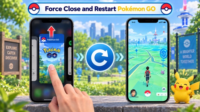 Force Close and Restart Pokémon GO