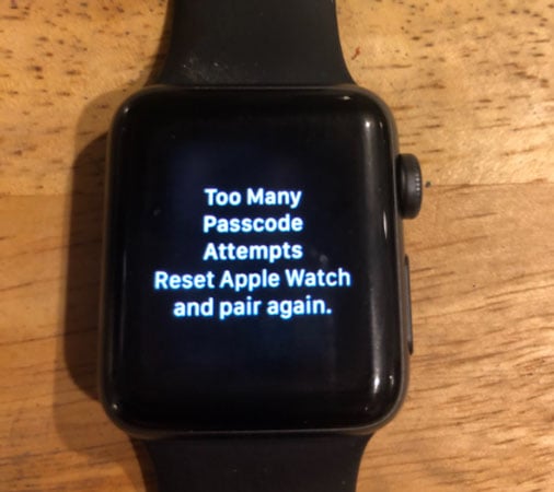 Solved Forgot Apple Watch Passcode Series 5 4 3