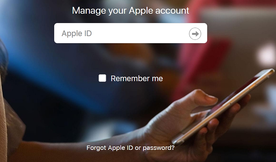 Forgot Apple ID or password