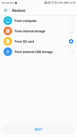 Huawei data recovery 3