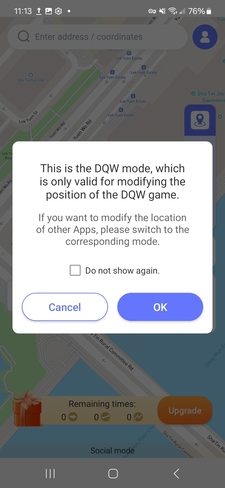 game mode dqw anygo location faker