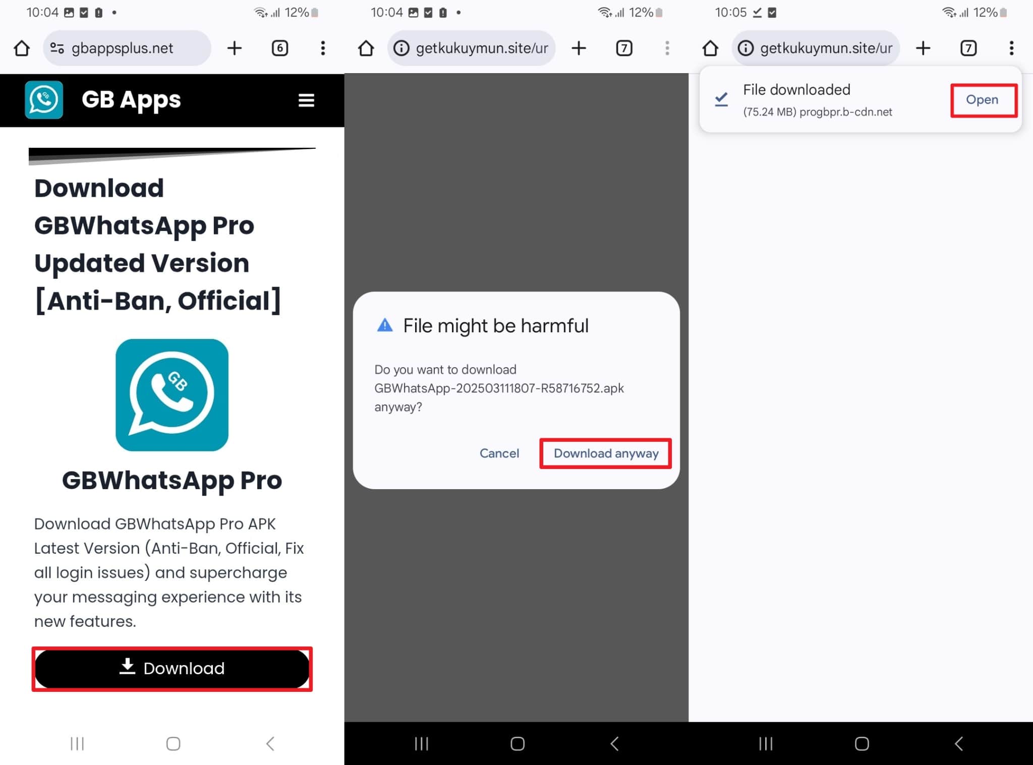 download and open gbwhatsapp