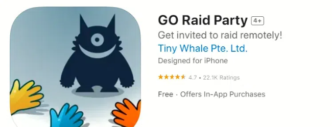 go raid party app
