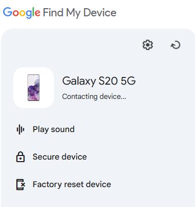 google find my device samsung