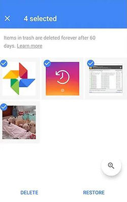recover deleted photos from oppo via google photos