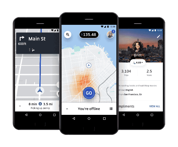 uber gps not working